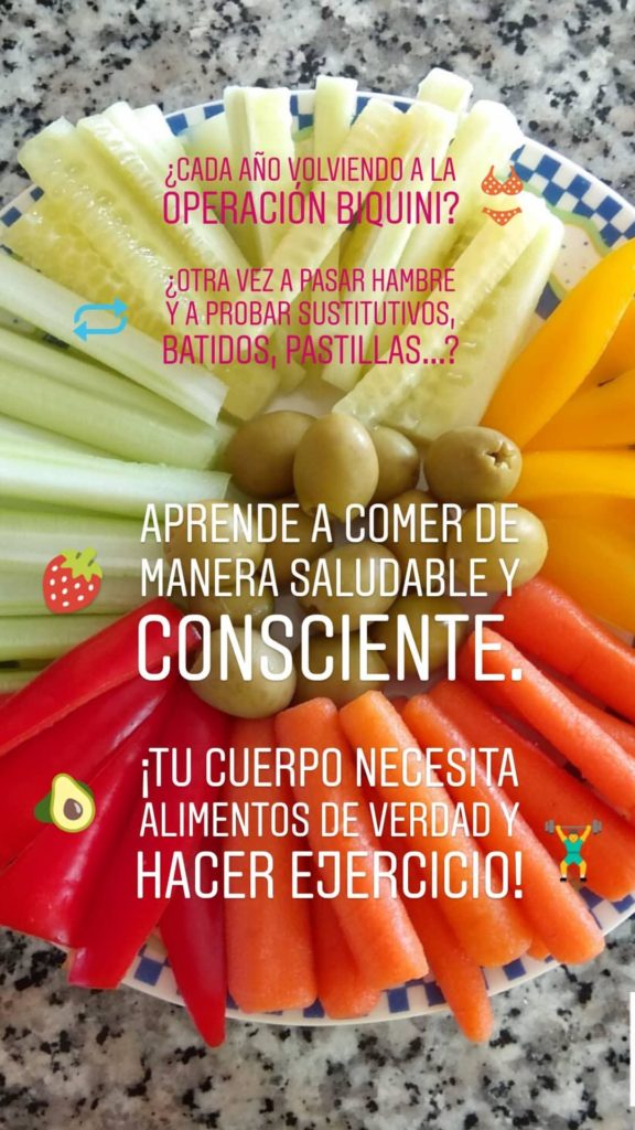 Alimentación consciente, no a la dieta.